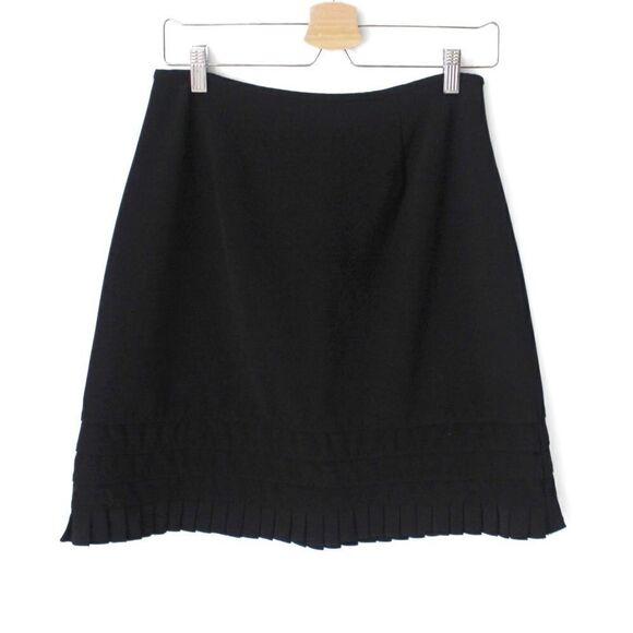Larry Levine Stretch Mini Skirt with Ruffles in 8 - Picture 1 of 5